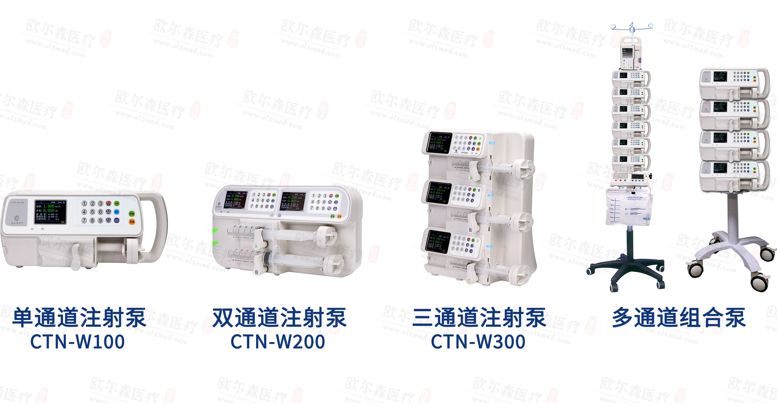 W-100单通道微量注射泵(图1)